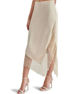 Shop Carrie-Anne Skirt In Oatmeal Skirts