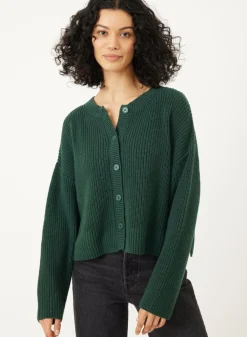 Hot Reese Green Cardigan Sweaters