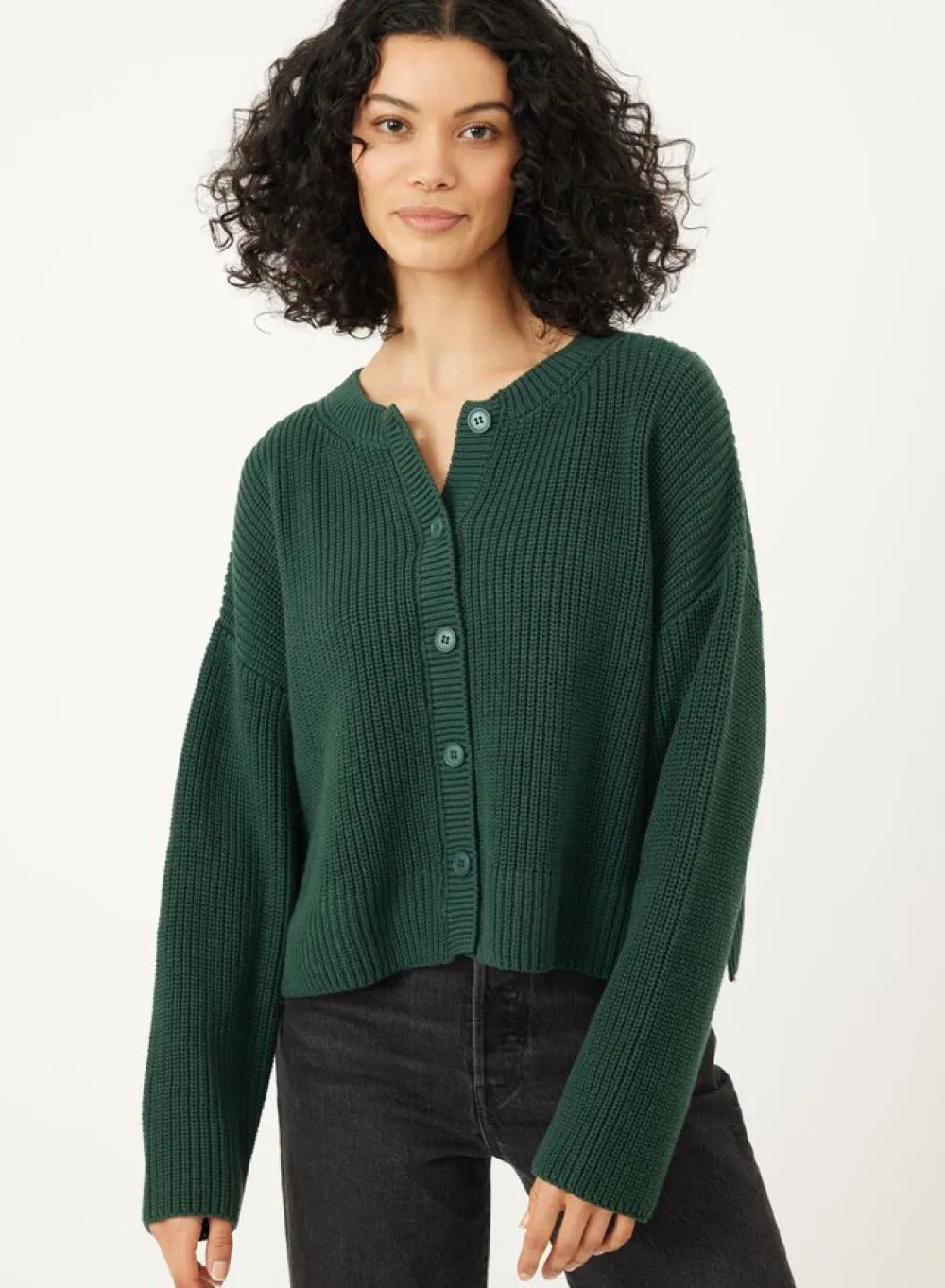 Hot Reese Green Cardigan Sweaters