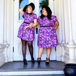 Best Hocus Pocus Sunset Sanderson Sisters Natasha Dress Mini