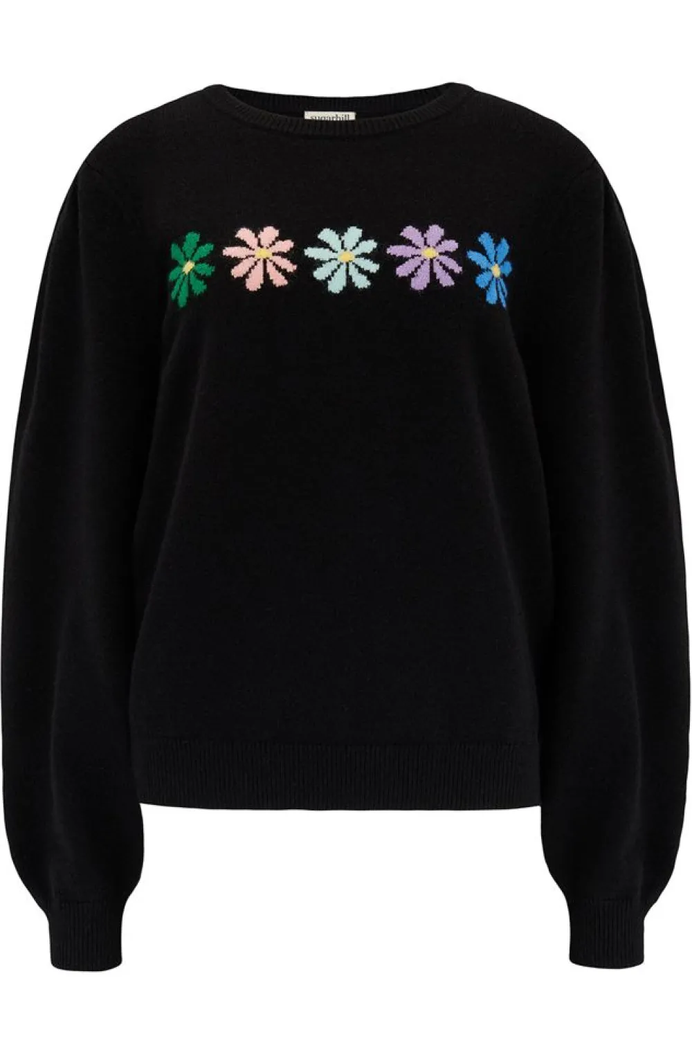 Fashion Andrea Rainbow Daisies Jumper Sweaters