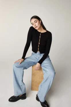 Best Sale Rumi High-Rise Stacked Leg In Highland Jeans